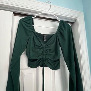 Green side cut out crop too